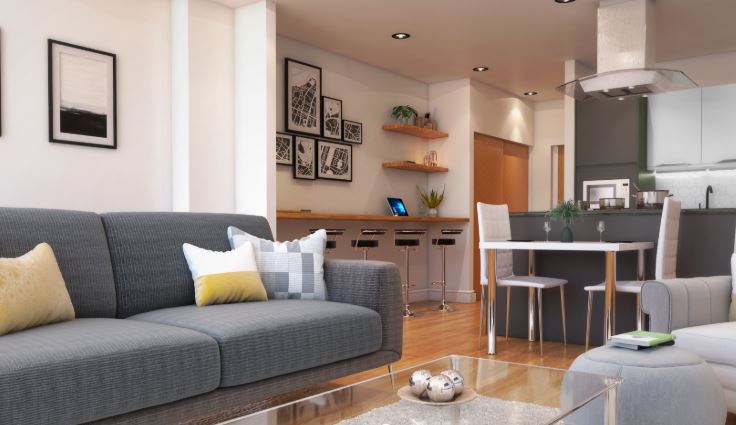 Mason Street Living Area
