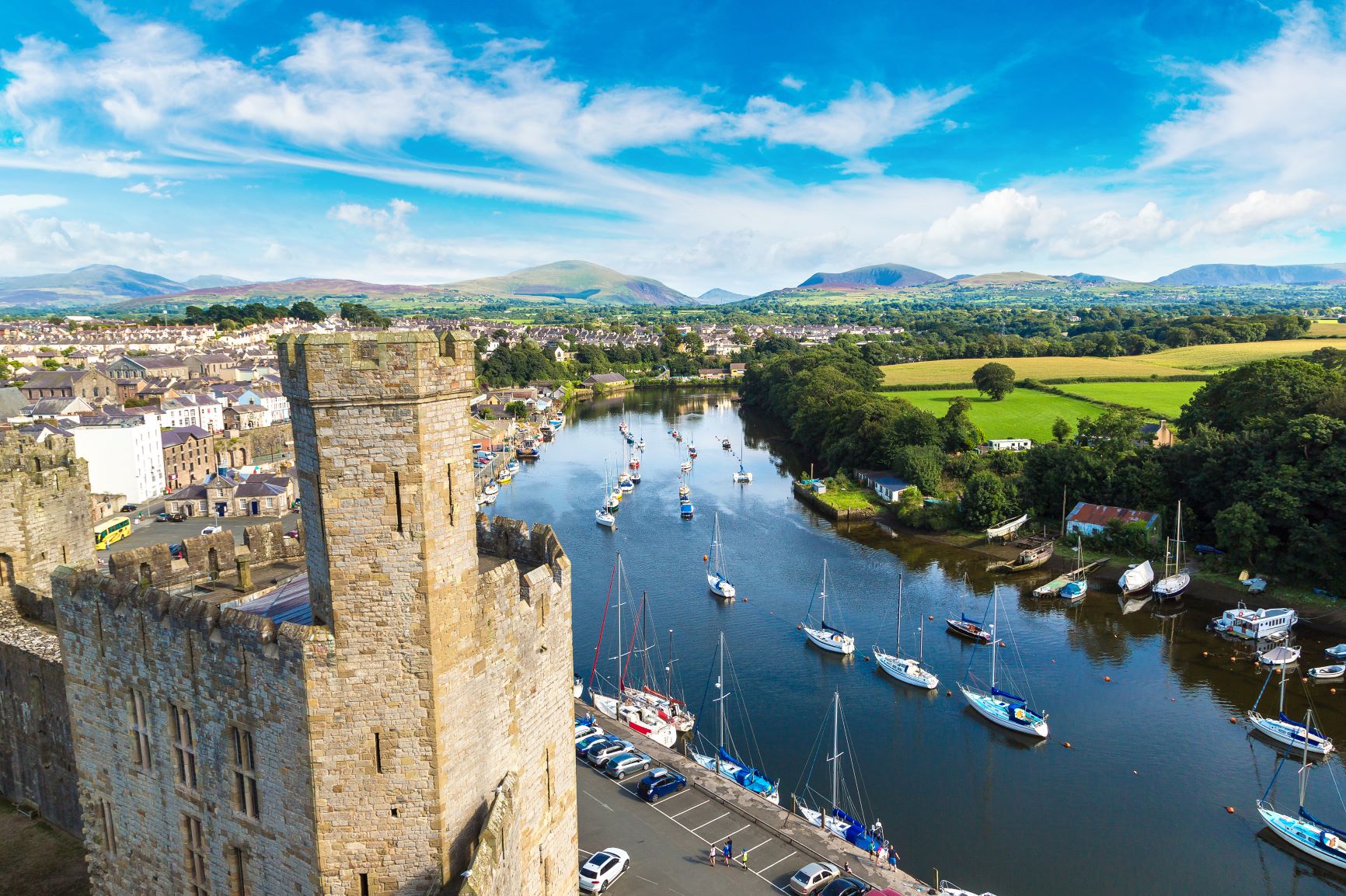 caernarfon castle tower