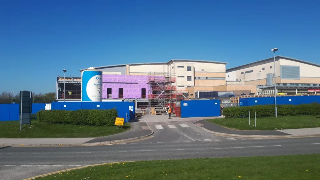Lift installation at Blackburn Unit 3